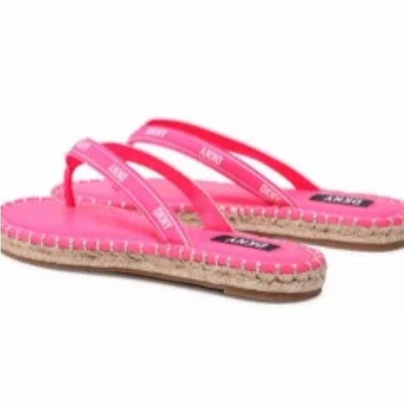 DKNY bright Pink women’s sandals in a size 6 M bought at Macy’s. - Picture 5 of 8